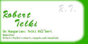 robert telki business card